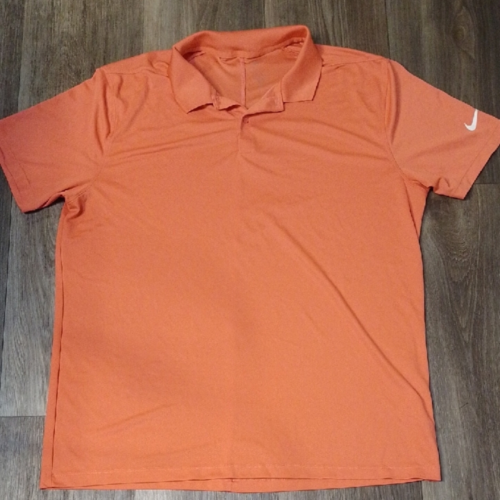 Nike Orange Performance Polo Shirt